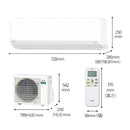 エアコン 2025年 Cシリーズ AS-C405S-W［主に14畳用・100V］（標準取付工事含む）