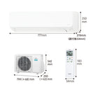 エアコン 2025年 DNシリーズ AS-DN225S-W［主に6畳用・100V］（標準取付工事含む）