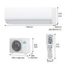 エアコン 2025年 ZNシリーズ AS-ZN255S-W［主に8畳用・100V］（標準取付工事含む）