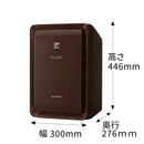 加湿除菌脱臭機 DAS-303V-T（ブラウン）